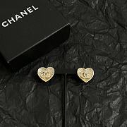 Colestore Chanel Heart CC Logo Earrings - 6