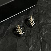 Colestore Chanel Heart CC Logo Earrings - 2