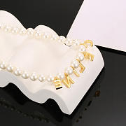 Colestore Celine Gold Celine Paris In Brass Pearl Bracelet - 2