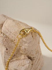 Colestore Cartier Double Rings Love Pendant Necklace Gold/Rose Gold/Sliver - 3