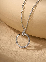 Colestore Cartier Juste un Clou Necklace Gold/Rose Gold/Sliver - 3