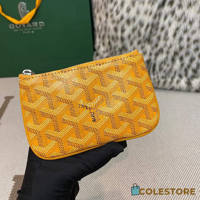 Colestore Goyard Senat Nano Key Pouch Yellow 9x1x13 cm - 1