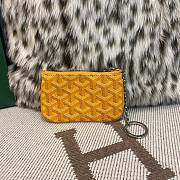 Colestore Goyard Senat Nano Key Pouch Yellow 9x1x13 cm - 4