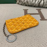 Colestore Goyard Senat Nano Key Pouch Yellow 9x1x13 cm - 2