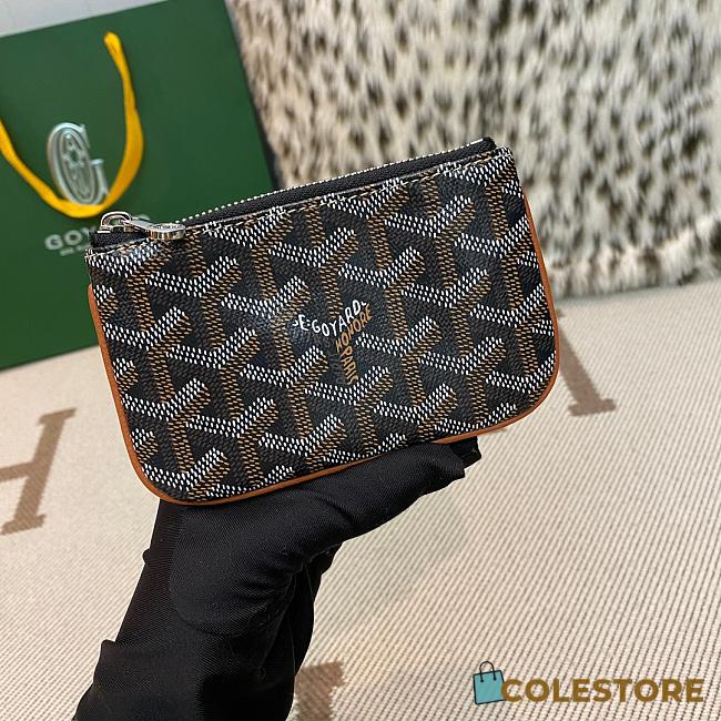 Colestore Goyard Senat Nano Key Pouch Brown 9x1x13 cm - 1