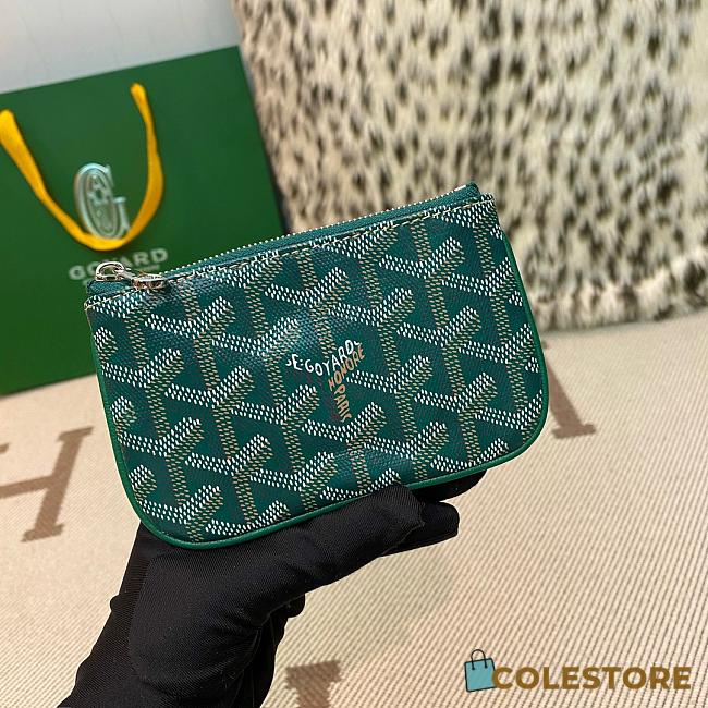 Colestore Goyard Senat Nano Key Pouch Green 9x1x13 cm - 1