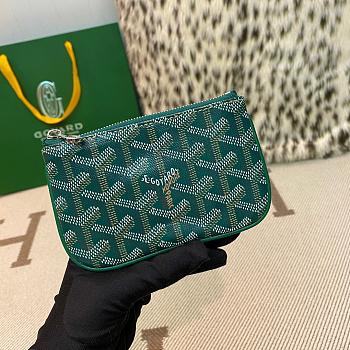 Colestore Goyard Senat Nano Key Pouch Green 9x1x13 cm