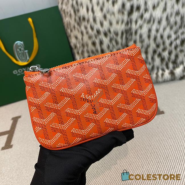 Colestore Goyard Senat Nano Key Pouch Orange 9x1x13 cm - 1