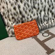Colestore Goyard Senat Nano Key Pouch Orange 9x1x13 cm - 6