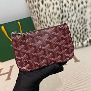 Colestore Goyard Senat Nano Key Pouch Burgundy 9x1x13 cm - 1
