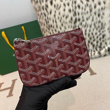 Colestore Goyard Senat Nano Key Pouch Burgundy 9x1x13 cm