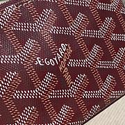 Colestore Goyard Senat Nano Key Pouch Burgundy 9x1x13 cm - 3