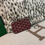 Colestore Goyard Senat Nano Key Pouch Burgundy 9x1x13 cm - 4