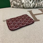 Colestore Goyard Senat Nano Key Pouch Burgundy 9x1x13 cm - 2