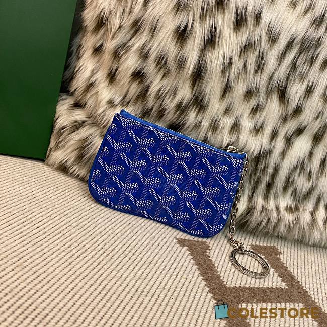 Colestore Goyard Senat Nano Key Pouch Blue 9x1x13 cm - 1