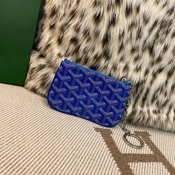 Colestore Goyard Senat Nano Key Pouch Blue 9x1x13 cm