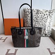Colestore Moynat Brown Monogram Coated Canvas Ruban Tote  - 1