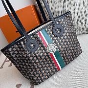 Colestore Moynat Brown Monogram Coated Canvas Ruban Tote  - 5