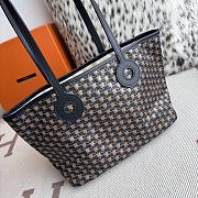 Colestore Moynat Brown Monogram Coated Canvas Ruban Tote  - 6