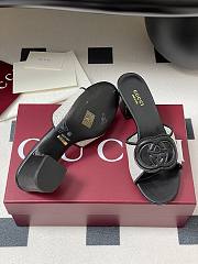 Colestore Gucci Women's Interlocking G Slide Sandal Black - 6