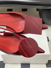 Colestore Jaccquemus Les Slingbacks Duelo Basses Leather Pumps Red - 2