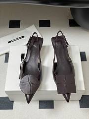 Colestore Jaccquemus Les Slingbacks Duelo Basses Leather Pumps Brown - 4