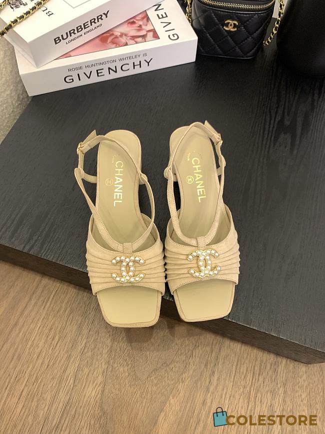 Colestore Chanel Sandal Beige  - 1