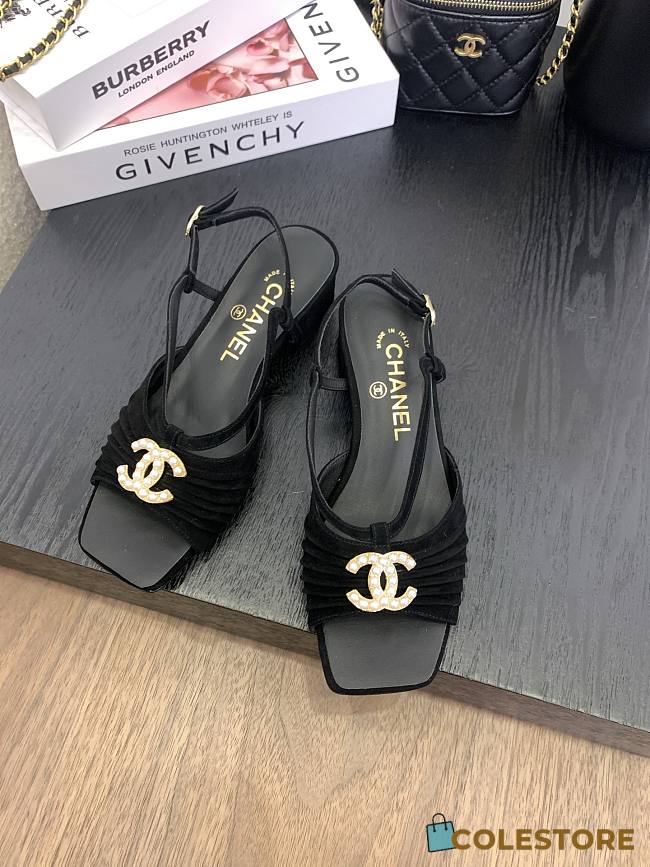 Colestore Chanel Sandal Black - 1