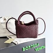 Colestore Bottega Veneta Tosca Bag in Burgundy 20x15.5x7cm - 1