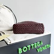 Colestore Bottega Veneta Tosca Bag in Burgundy 20x15.5x7cm - 6