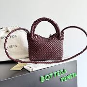 Colestore Bottega Veneta Tosca Bag in Burgundy 20x15.5x7cm - 5