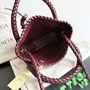 Colestore Bottega Veneta Tosca Bag in Burgundy 20x15.5x7cm - 2