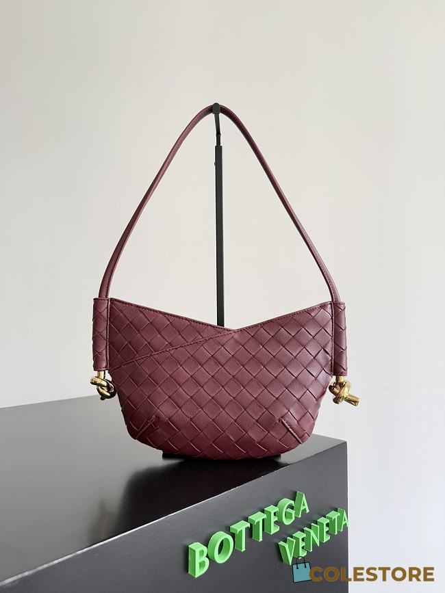 Colestore Bottega Veneta Baby Solstice in Barolo 28x18x5cm - 1