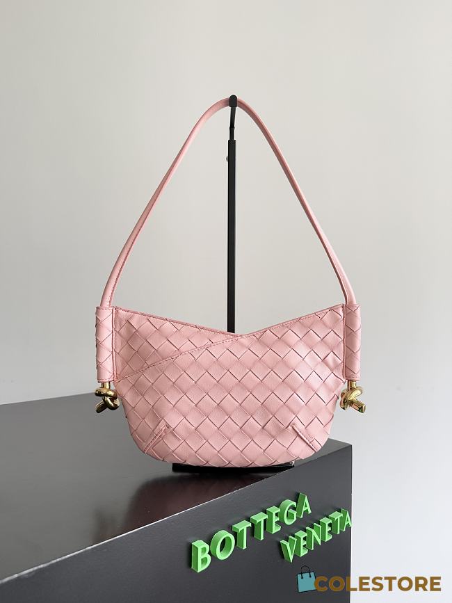 Colestore Bottega Veneta Baby Solstice in Rose 28x18x5cm - 1