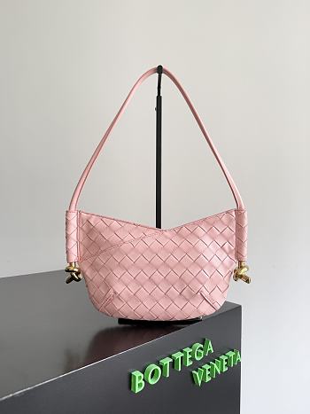 Colestore Bottega Veneta Baby Solstice in Rose 28x18x5cm
