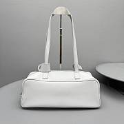 Colestore Balenciaga Carrie Bowling Bag Small in White 34x12x12cm - 6