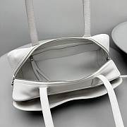 Colestore Balenciaga Carrie Bowling Bag Small in White 34x12x12cm - 3