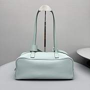 Colestore Balenciaga Carrie Bowling Bag Small in Mineral Green 34x12x12cm - 4