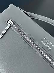 Colestore Balenciaga Bel Air Small Clutch On Strap in Gray 26.9x13.9x5.3cm - 6