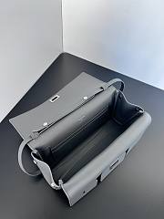 Colestore Balenciaga Bel Air Small Clutch On Strap in Gray 26.9x13.9x5.3cm - 2