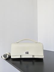 Colestore Balenciaga Bel Air Small Clutch On Strap in White 26.9x13.9x5.3cm - 5