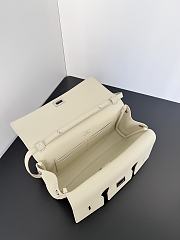 Colestore Balenciaga Bel Air Small Clutch On Strap in White 26.9x13.9x5.3cm - 4