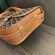 Colestore Goyard Belvedere Messenger Goyardine MM Black Tan 28x20x7.5cm - 5