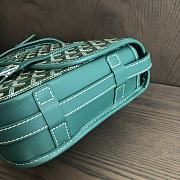 Colestore Goyard Belvedere Messenger Goyardine MM Green 28x20x7.5cm - 6
