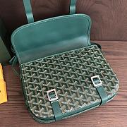 Colestore Goyard Belvedere Messenger Goyardine MM Green 28x20x7.5cm - 5