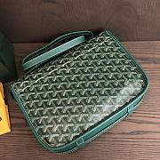 Colestore Goyard Belvedere Messenger Goyardine MM Green 28x20x7.5cm - 3