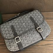 Colestore Goyard Belvedere Messenger Goyardine MM Gray 28x20x7.5cm - 3