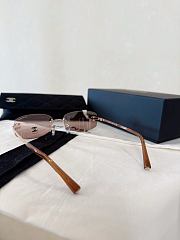 Colestore Chanel Rimless CC Logo Slim Pink Sunglasses - 4