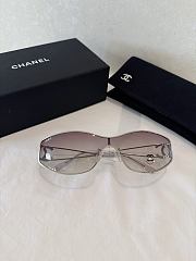 Colestore Chanel Rimless Visor Sunglasses - 5