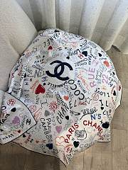 Colestore Chanel 25P Coco Love Silk Scarf 90x90cm - 5